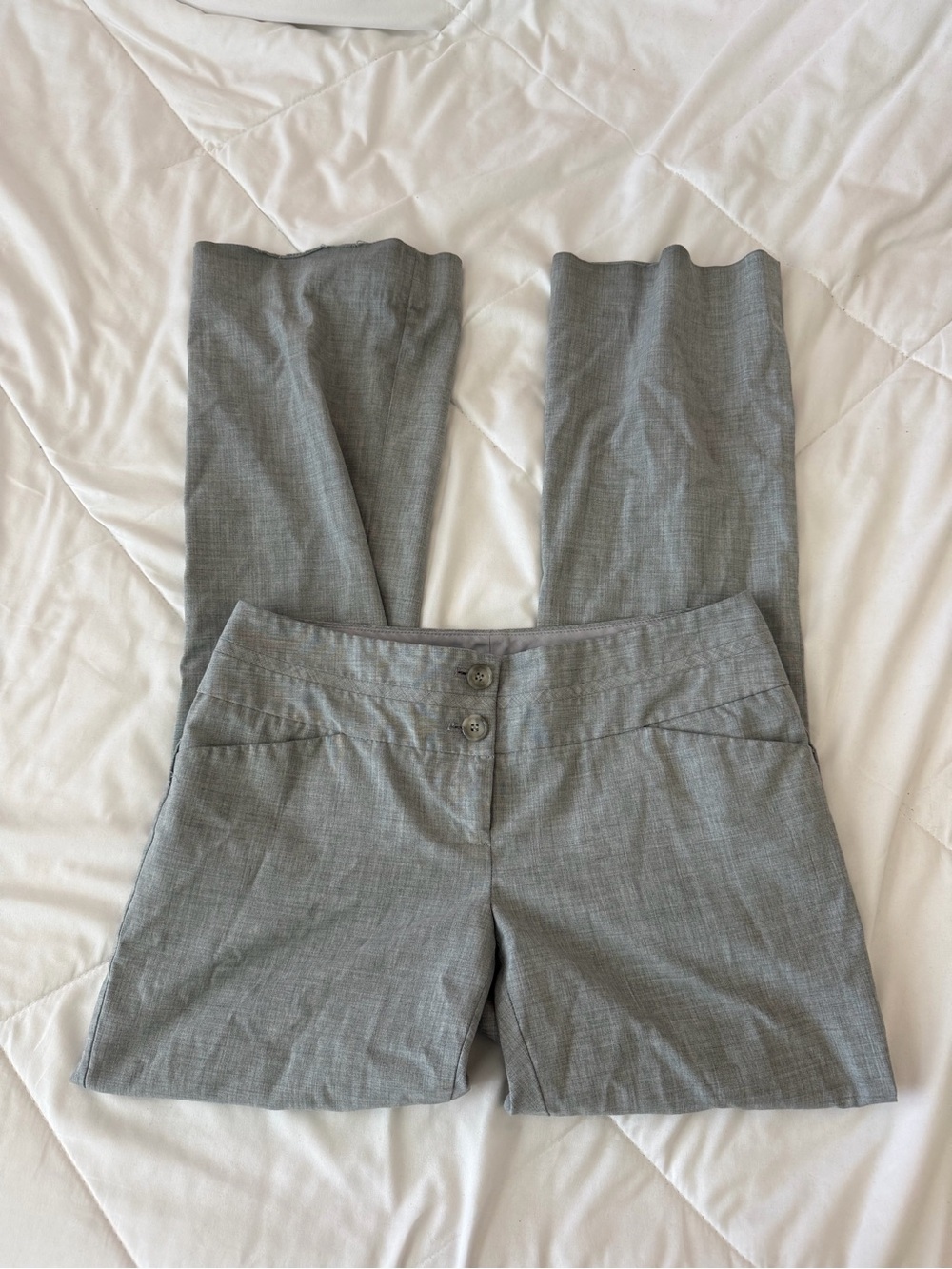 The Limited Light Gray Drew Fit Trousers
